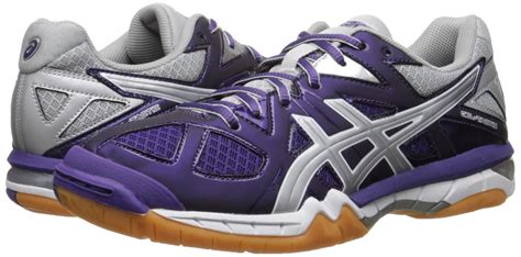 Galleon - ASICS Women's Gel Tactic Volleyball Shoe, Purple/Silver/White ...