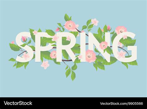 Spring banner Royalty Free Vector Image - VectorStock