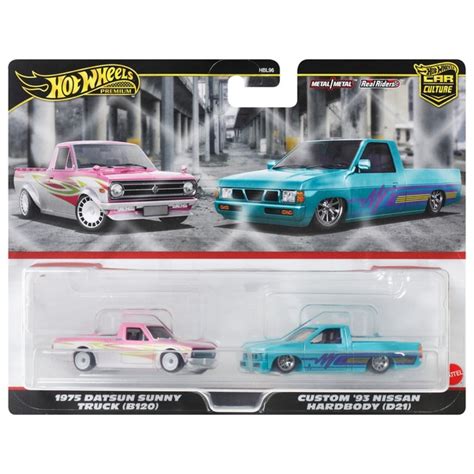 Hot Wheels Premium Car Culture Fahrzeuge Datsun Sunny Truck Und