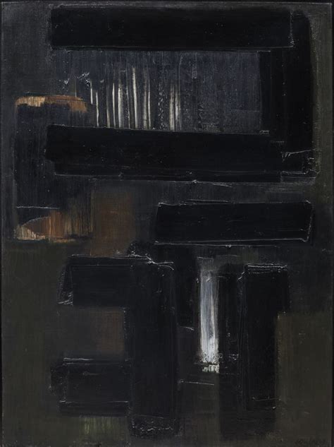 Peinture X Cm Juin Pierre Soulages