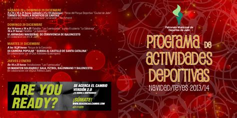 Folleto Actividades Deporti El Deporte De Ja N