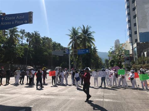 Bloquean Trabajadores Del ISSSTE La Costera De Acapulco Anews