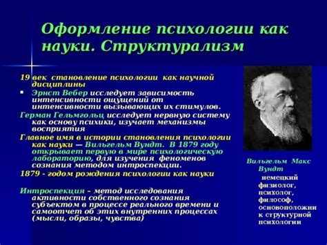Занятие психологического кружка: "История психологии"