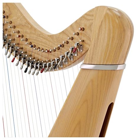 Deluxe String Pillar Harp By Gear Music Natural At Gear Music