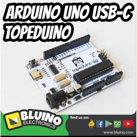 Jual Topeduino Usb C Arduino Uno R3 Atmega328 Dip Ch340 Usb Type C