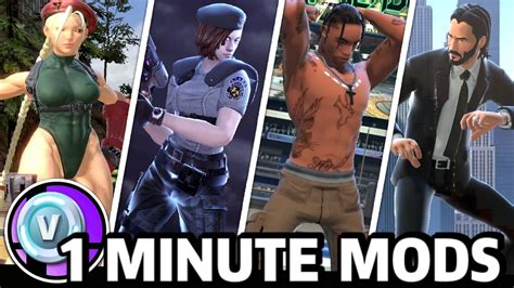 The Guys From Fortnite Part 3 1 Minute Mods Super Smash Bros Ultimate Youtube