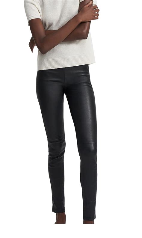 Theory Black leather pants - AirRobe