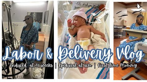 Birth Vlog 👶🏾🍼 Labor And Delivery Vlog 17 Hours 1st Pregnancy