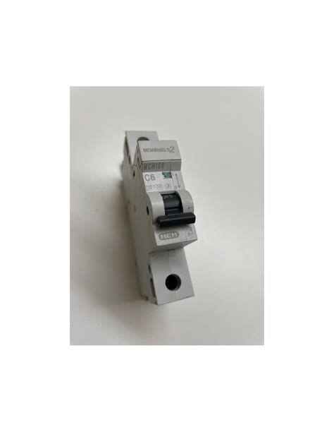 MEM MCH106 C6amp 1 Pole Mcb Breaker 10ka