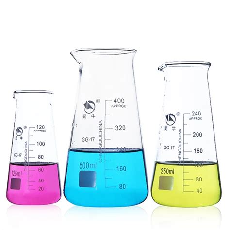 triangle glass beaker