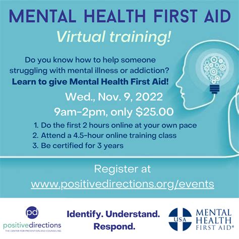 Mental Health First Aid Positive Directions