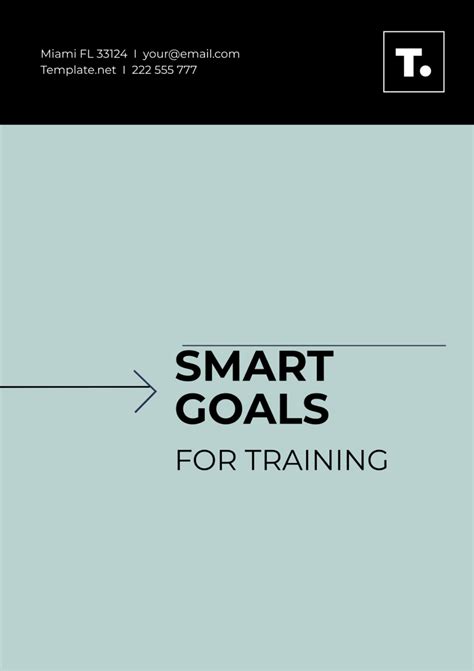 Free SMART Goals for Training Template - Edit Online & Download ...