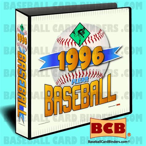 Fleer Style Baseball Card Album Binder Baseballcard Binders