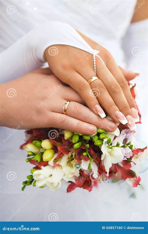 Hands Men and Women with Wedding Rings Stock Photo - Image of ring, touching: 65857160