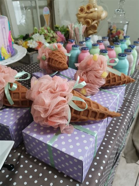 Ice Cream Party Favors Ice Cream Theme Ice Cream Cone Bridal Shower