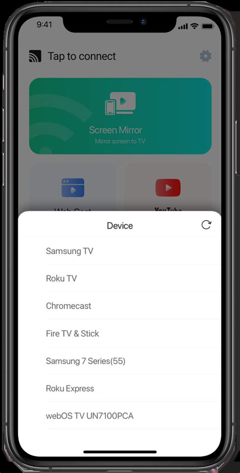 Miracast App For Iphone And Android Screen Cast To Tv