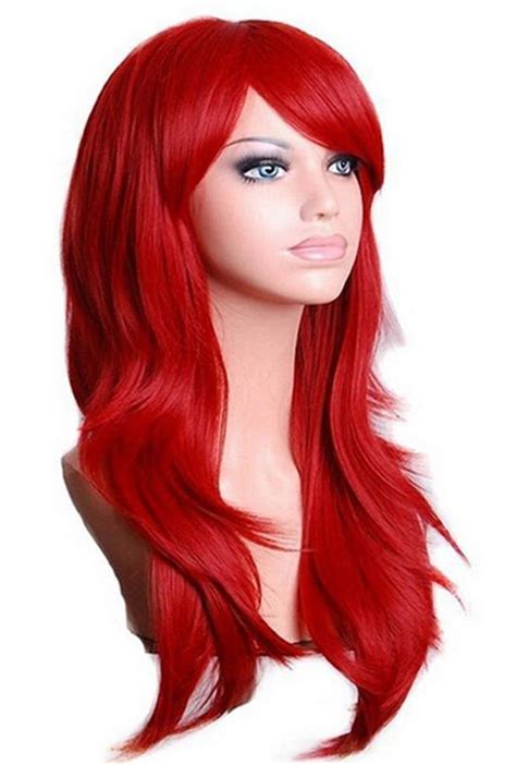 Deluxe Long Wavy Red Wig Perth Hurl Burly Hurly Burly