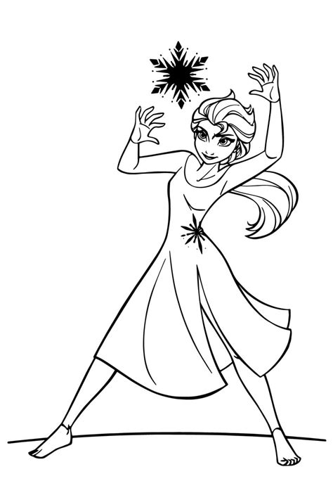 Elsa Anna Mermaid Coloring Pages