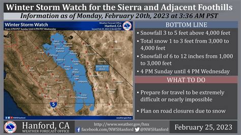 NWS Hanford on Twitter: "Another storm system will impact Central ...