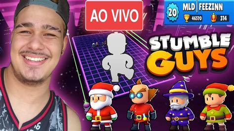 STUMBLE GUYS AO VIVO VENHA JOGAR E SE DIVERTIRJOGANDO INSCRITOS