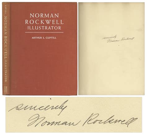 Lot Detail - Norman Rockwell Biography Signed -- Fully Illustrated 1946 ...