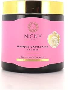 Nicky Paris Masque Capillaire à la Boue 500ml Amazon fr Beauté et