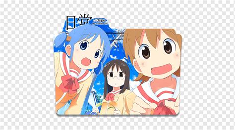 Nichijou Nano Shinonome Mai Minakami Mio Naganohara Anime Nichijou