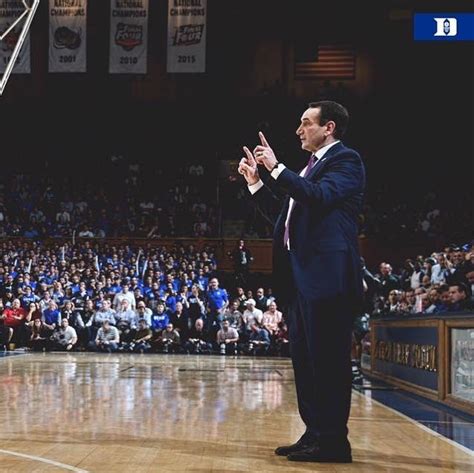 Pin by Sandy Osborne Hill on Duke Blue Devils | Coach k, Basketball ...