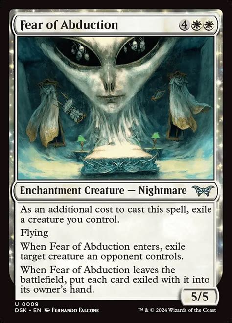 Fear Of Abduction Enchantment Creature Nightmare Duskmourn House