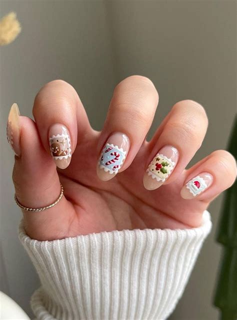 Festive Fingertips 52 Enchanting Christmas Nail Ideas Christmas Stamp