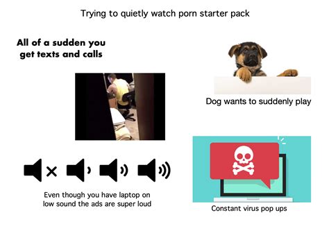 Trying To Quietly Watch Porn Starter Pack R Starterpacks