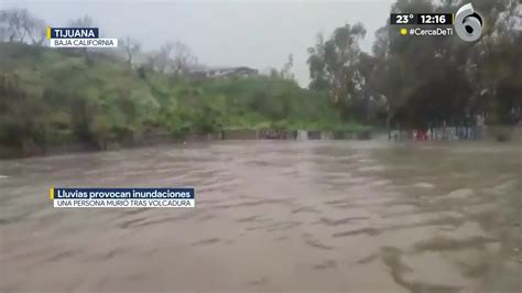 Lluvias provocan inundaciones en Tijuana Telediario México