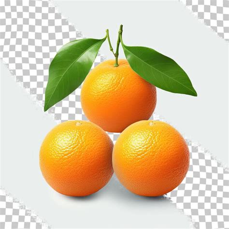 Premium Psd Transparent Background With Mandarin Isolated