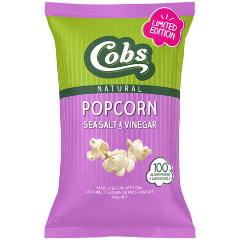 Sea Salt & Vinegar Popcorn - Cobs Popcorn