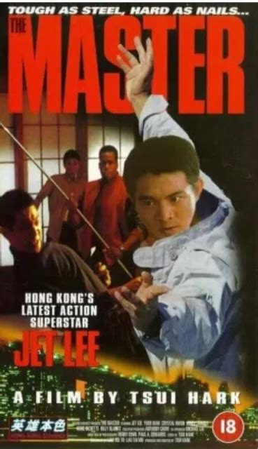 The Master Video Vhs Rare Jet Lee Kung Fu Martial Arts Movie