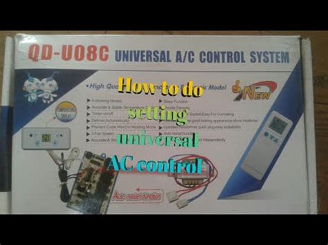 How To Install Universal A C Control System China Circuit Settings