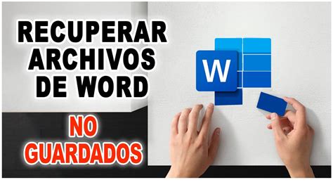 Como Recuperar Documentos De Word NO Guardados YouTube