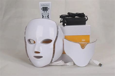 Led Colors Light Microcurrent Facial Mask Machine Photon Therapy Skin