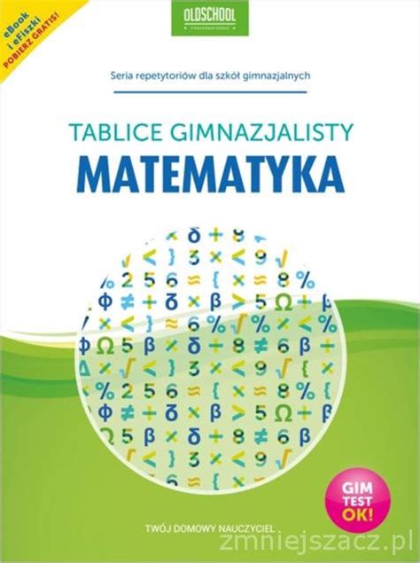 Matematyka Tablice Gimnazjalisty Opracowanie Zbiorowe Ksi Ka W Empik