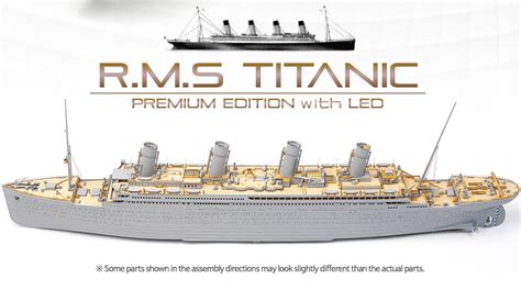 Academy R M S Titanic Premium Edition Plastic Model Boat Kit