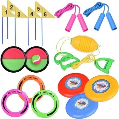 Fun Little Toys 18 Pcs Outdoor Games Set : Target