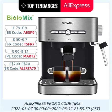 Biolomix Bar W Semi Autom Tico M Quina De Caf Expresso M Quina