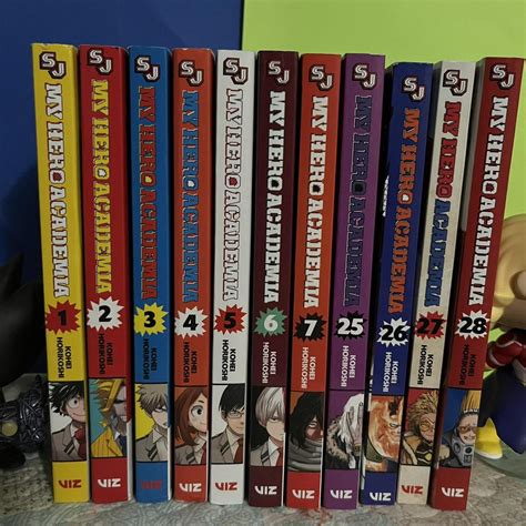 My hero academia manga vol. 1-7 and 25-28. In great... - Depop