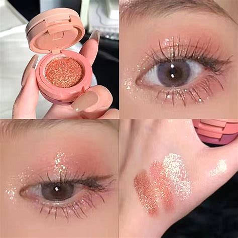 HERORANGE Color Cute Nude Glitter Eyeshadow Palette Waterproof Long Lasting Matte Eye Shadow