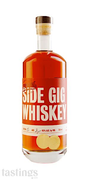 Storm King Distilling Co 3 Year Old Side Gig American Straight Whiskey Batch No 5 Usa Spirits