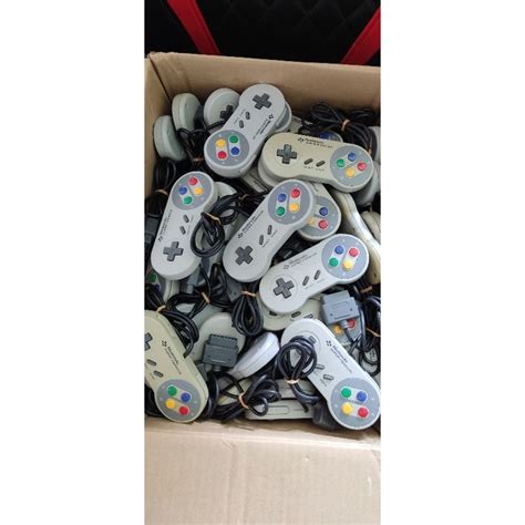 Controle Super Famicom Super Nintendo Original Shopee Brasil