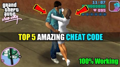 Gta Vice City Top 5 Cheat Code New Youtube