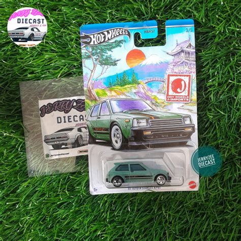 Jual Hot Wheels Toyota Starlet Hijau Tosca J Imports Series Kab Purwakarta