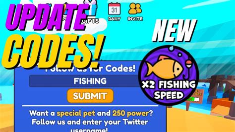 New Update Codes Fishing Frenzy Simulator Roblox Youtube