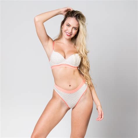 Calcinha Fio Algodão Poá Elástico Largo Ilumine Lingerie